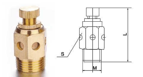 A Type C exhasust throttle valve and a drawings on white background.