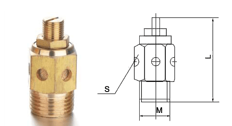 A Type D exhasust throttle valve and a drawings on white background.